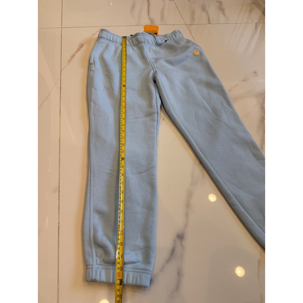 Carhartt Womens Relaxed Fit Fleece Jogger Light Blue BN5510-W Small NWT - Picture 7 of 11